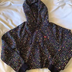 Cute Floral Levi’s Cropped Sweatshirt